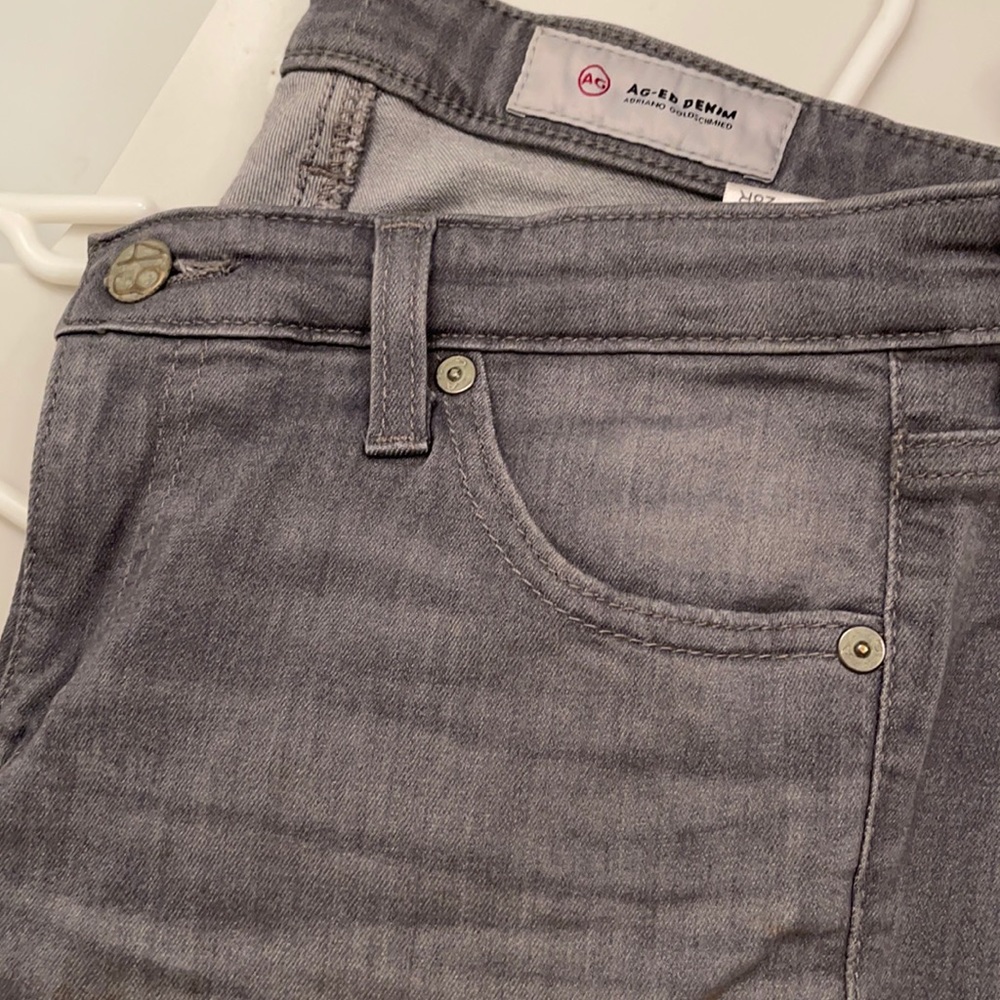 AG gray wash jeans!